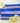Bec Fing Designs Zipper Pouch - Pink Blue Stripe