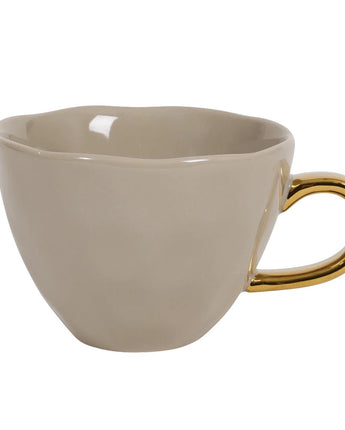 Good Morning Tea/Coffee Cup Grey Large