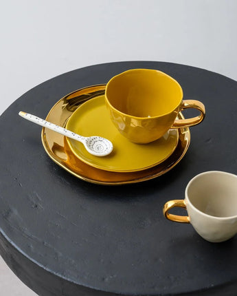 Good Morning Tea/Coffee Cup Grey Small