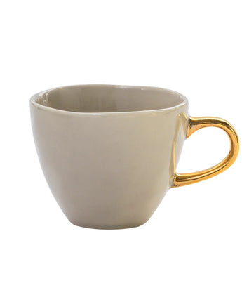 Good Morning Tea/Coffee Cup Grey Small