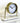 Round Faced Clock Gold