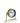 Round Faced Clock Gold
