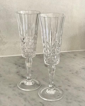 Acrylic Champagne Flute Crystal