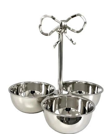 Bow Handle 3 Nut Dish