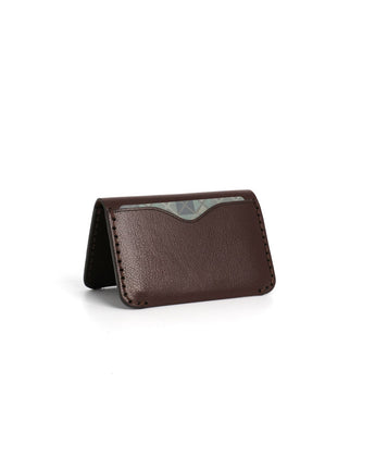 Wally Leather Wallet Chocolate