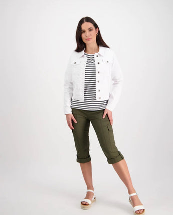 Denim Jacket White