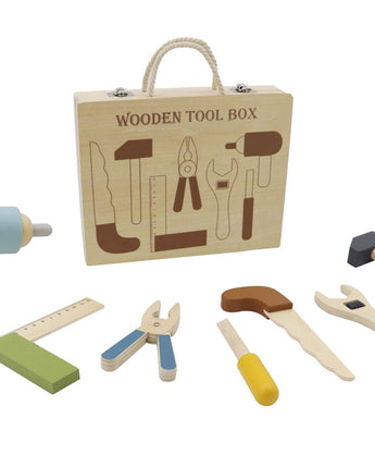 Wooden Kids Tool Box