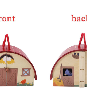 Wooden Farm Playset