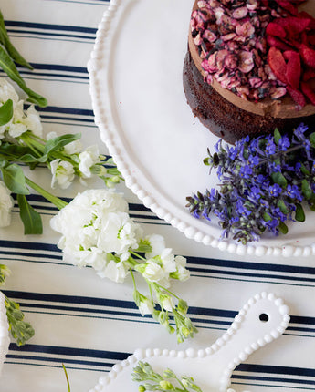 White Pearl Melamine Cake Stand