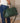 Alexis Stripe Weekender Bag Forest Green