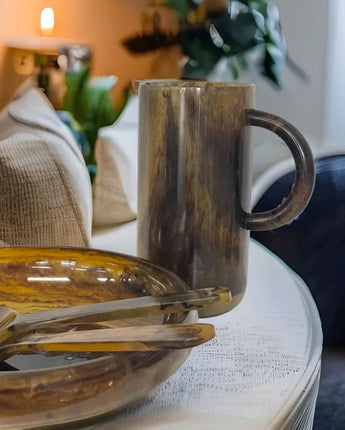 Resin Salad Bowl Tortoiseshell