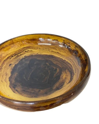 Resin Salad Bowl Tortoiseshell