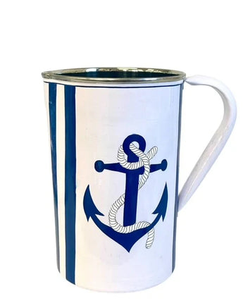Anchor Stripe Jug