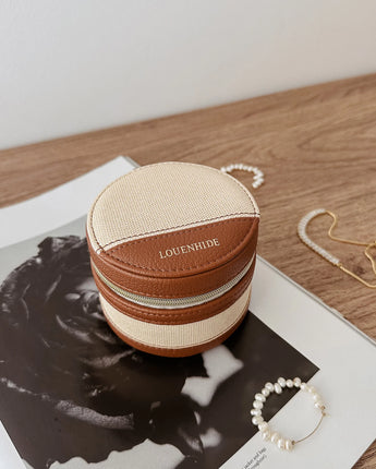 Loz Jewellery Box Canvas/Tan