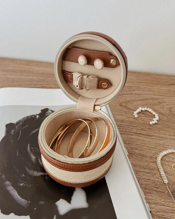 Loz Jewellery Box Canvas/Tan