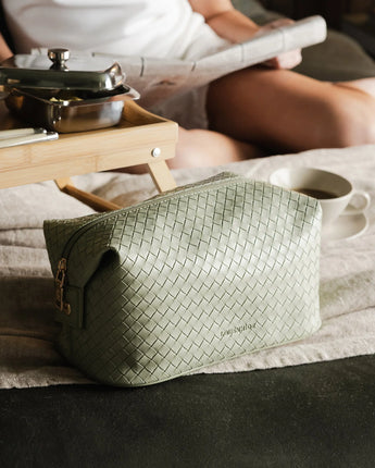 Sage Lucinda Cosmetic Case