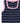 Ruffle Trim Tank Navy