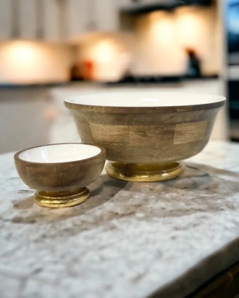 Timber Bowl Cream Small