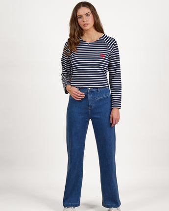 Wide Leg Jean Blue Wash