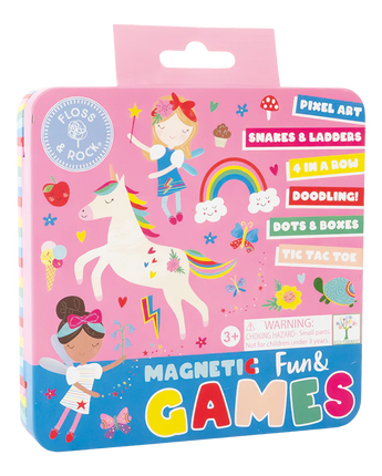 Rainbow Fairy Magnetic Games Tin