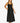 Wave Strap Dress Black