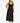 Wave Strap Dress Black