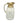 Gold Ribbed Jug