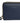 Double Zip Top Wallet Navy Leather