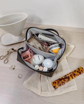 Navy Ellis Makeup Bag