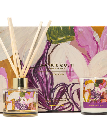 Duo Set Flower Bomb Diffuser & Candle