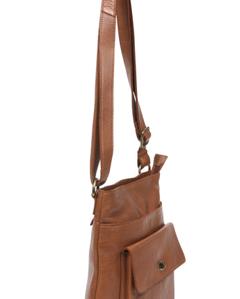 Tan Leather Shoulder Bag