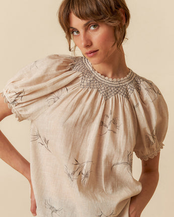 Whisper Blouse Beige