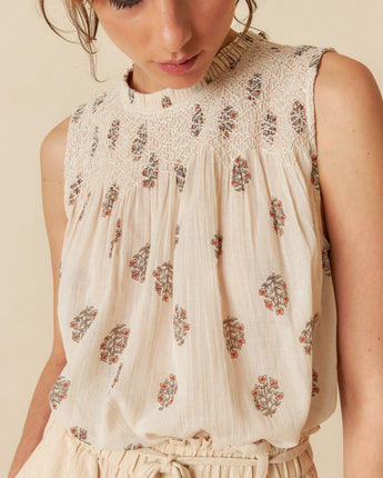 Piedra Smocked Blouse