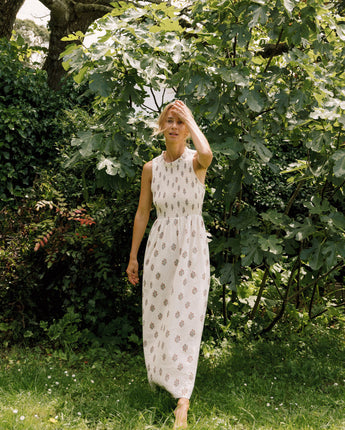 Piedra Smocked Maxi Dress