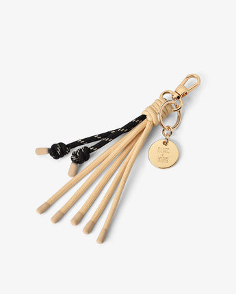 Keyring/Bag Charm Black