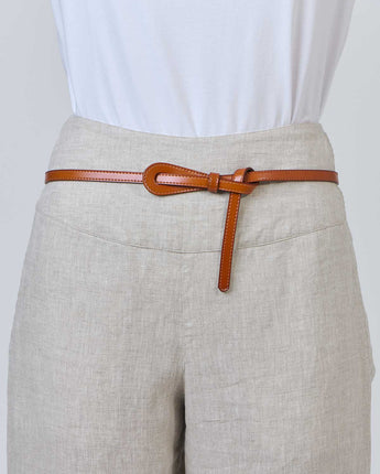 Keyhole Belt Tan