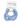 Blue Mini Gingham Scrunchie 2 Pack