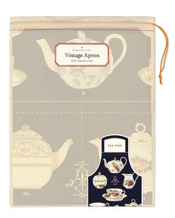 Vintage Apron Tea Time