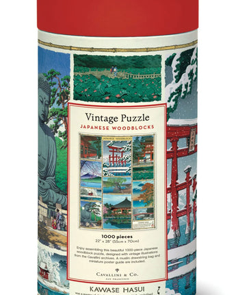 Japanese Woodblocks Vintage Puzzle
