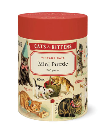 Vintage Cats Mini Puzzle