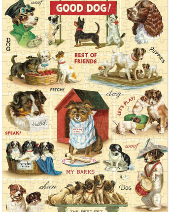 Vintage Dogs Mini Puzzle