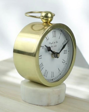 Round Clock Marble