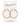 GE057 Gold Hoops 30mm