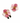 Pink Floral Button Cover