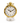 Gold Round Clock