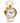 Gold Round Clock