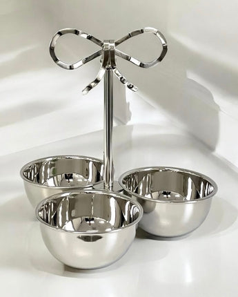 Bow Handle 3 Nut Dish