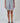 Silver Stripe Linen Shorts