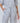Linen Shorts Blue Stripe