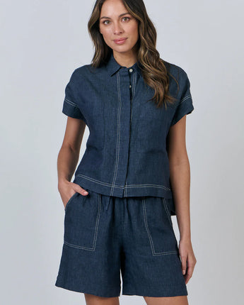 Linen Shorts Poseidon